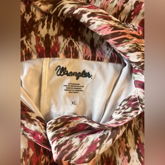 Wrangler Multicolor Patterned Dress with Belt - Picture 5 of 6